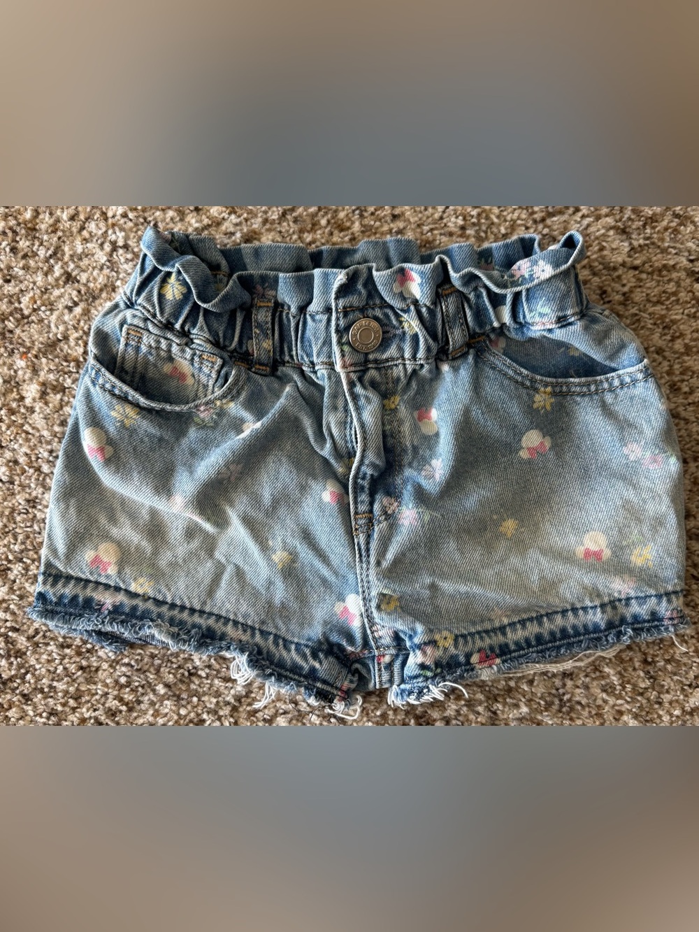 Gap Disney Girls' Minnie Denim Shorts